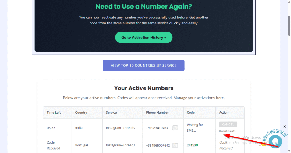 image of awaiting SMS legitsms.com