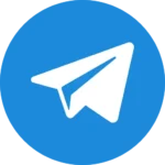 Telegram icon for virtual number registration